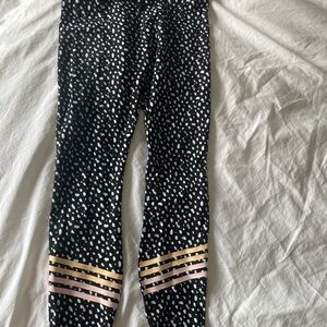 Stylish Black and White Activewear Leggings